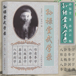 【孙禄堂武术书籍】孙禄堂武学录书籍孙禄堂著孙剑云编太极武术气功书籍体育运动养生健身书籍形意拳学八卦拳剑学24式太极拳入门