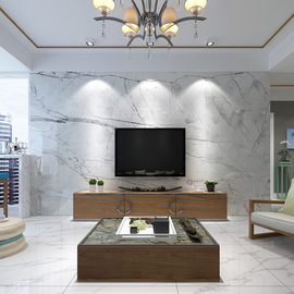 现代简约电视背景墙瓷砖微晶石客厅3d仿大理石材影视造型护墙板