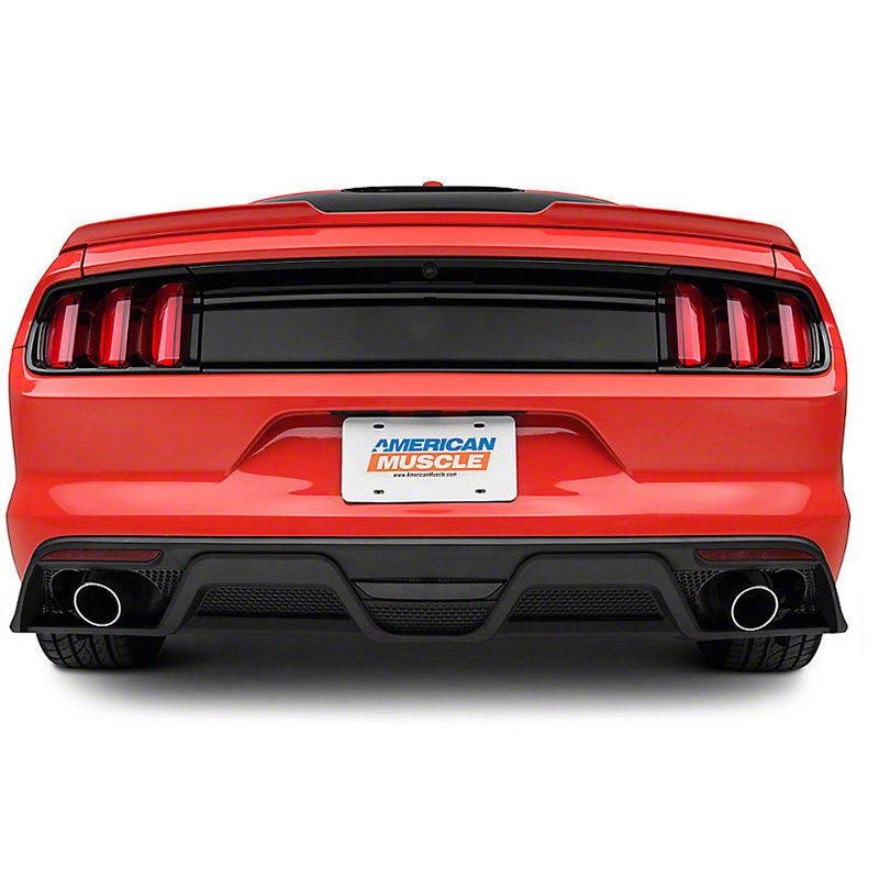 15至21款福特野马改装兰博基尼款高尾翼 打孔尾翼 免喷漆后扰流板