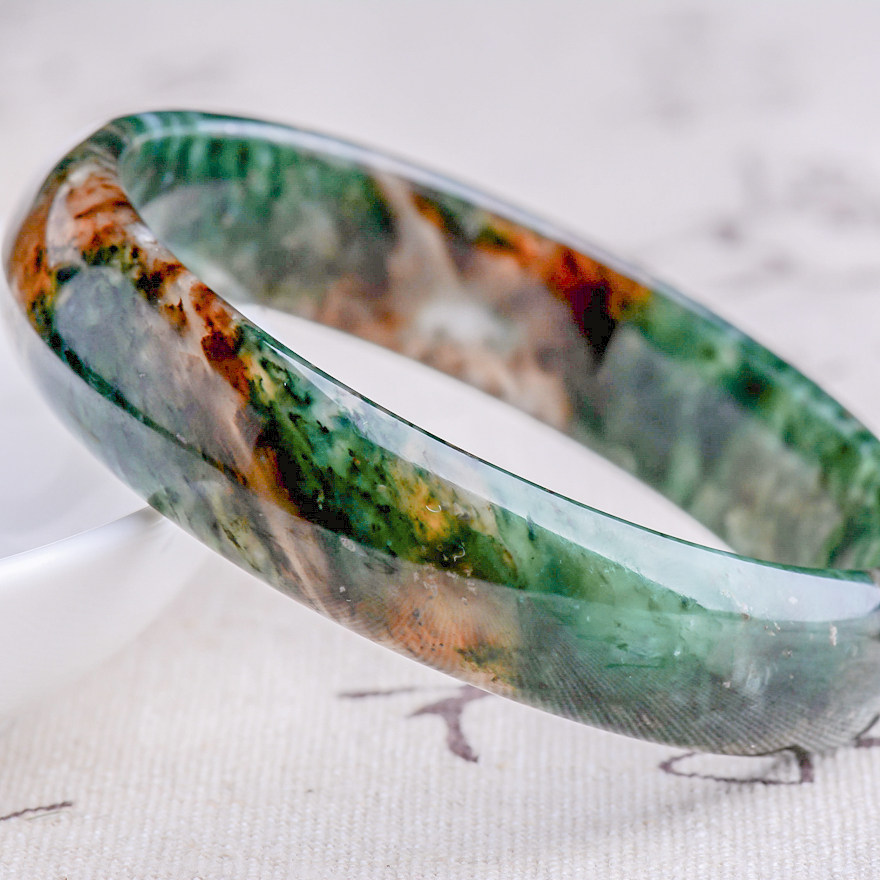 中国四大名玉 精品独山玉手镯 40.88g