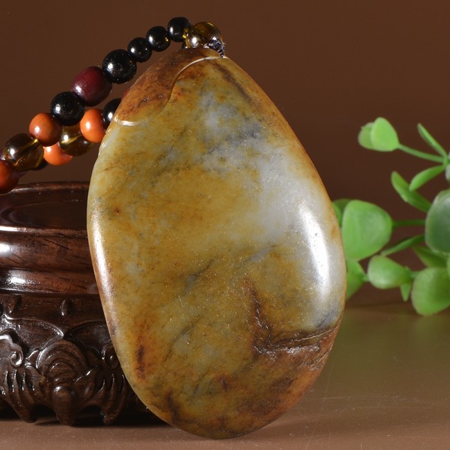 和田玉 大圣灭火 把件252克