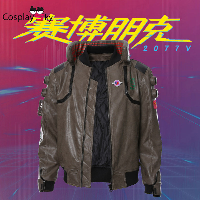 t赛博朋克2077从事服-夹克休闲夹克cosplay外套衣服