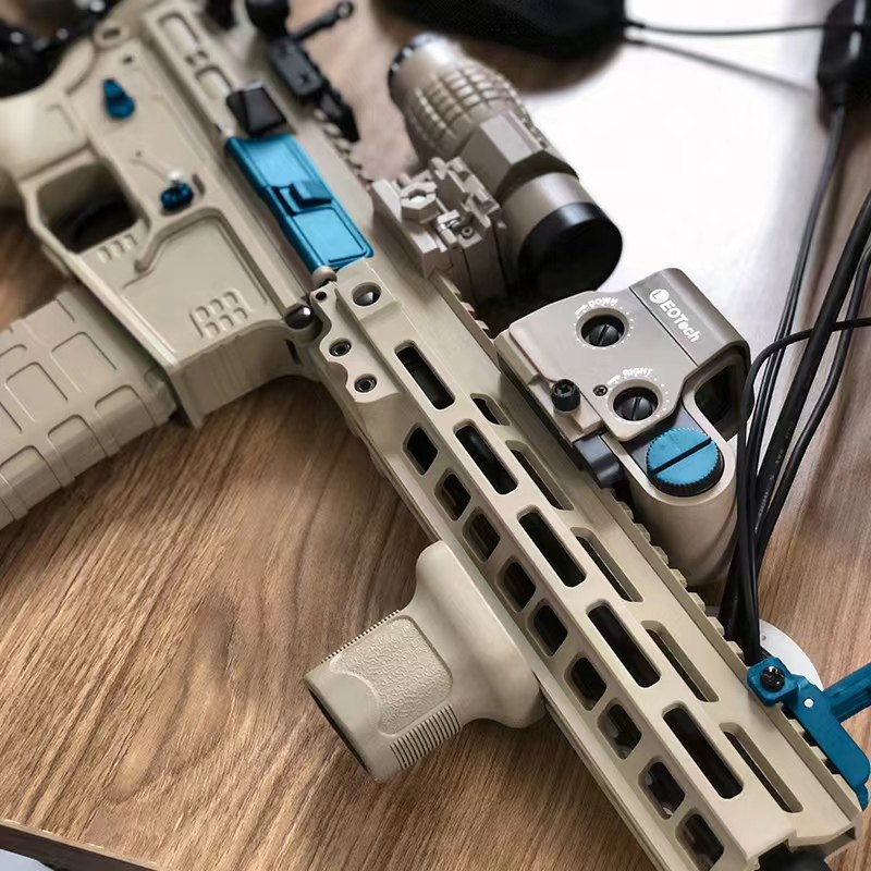 博涵slr玩具枪电动连发回膛空挂软弹枪男孩m4真人cs训练仿真模型