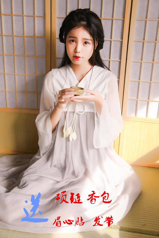 玉生烟汉服女古装襦裙清新淡雅仙女改良广袖流仙裙日常中国风套装