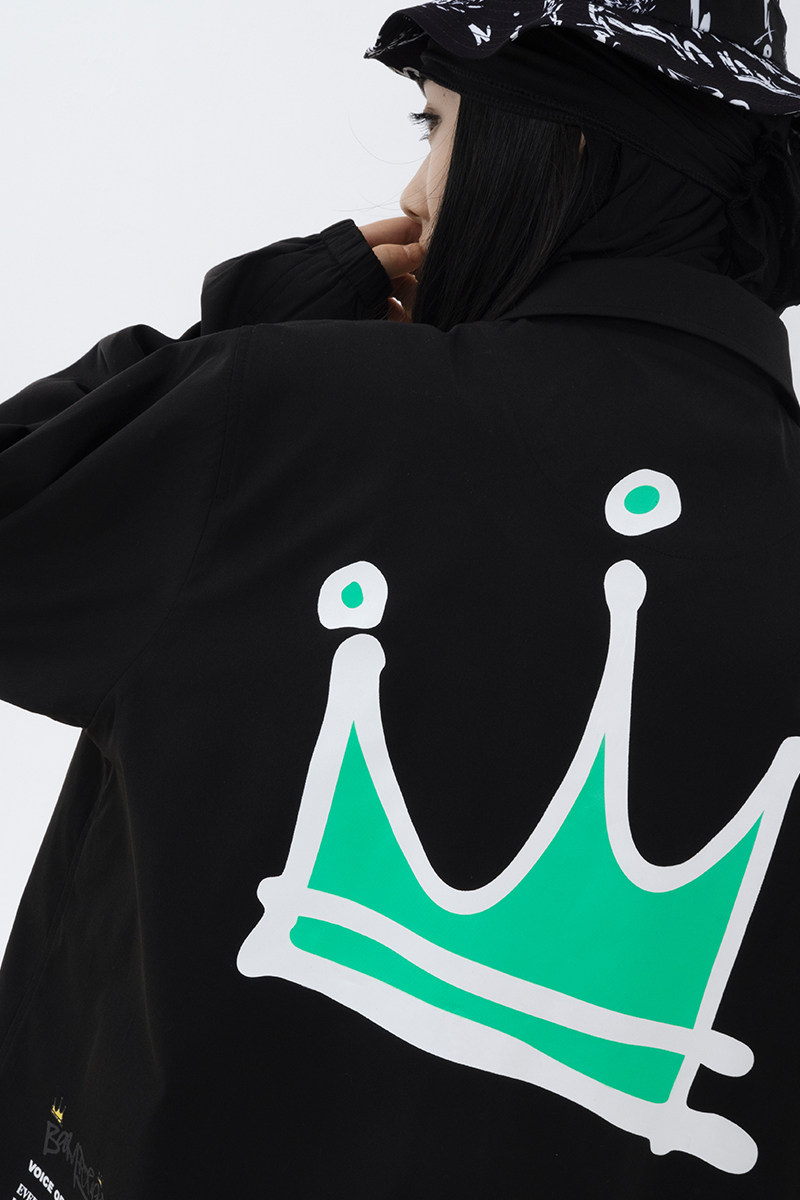 npc潮牌亲子装cciscoming孙俪同款简单logo印花圆领连帽卫衣男女