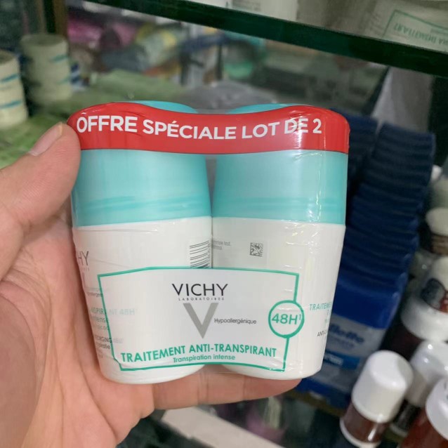 越南实体买法国VICHY薇姿清爽止汗露防汗持久清香72小时防汗50ml