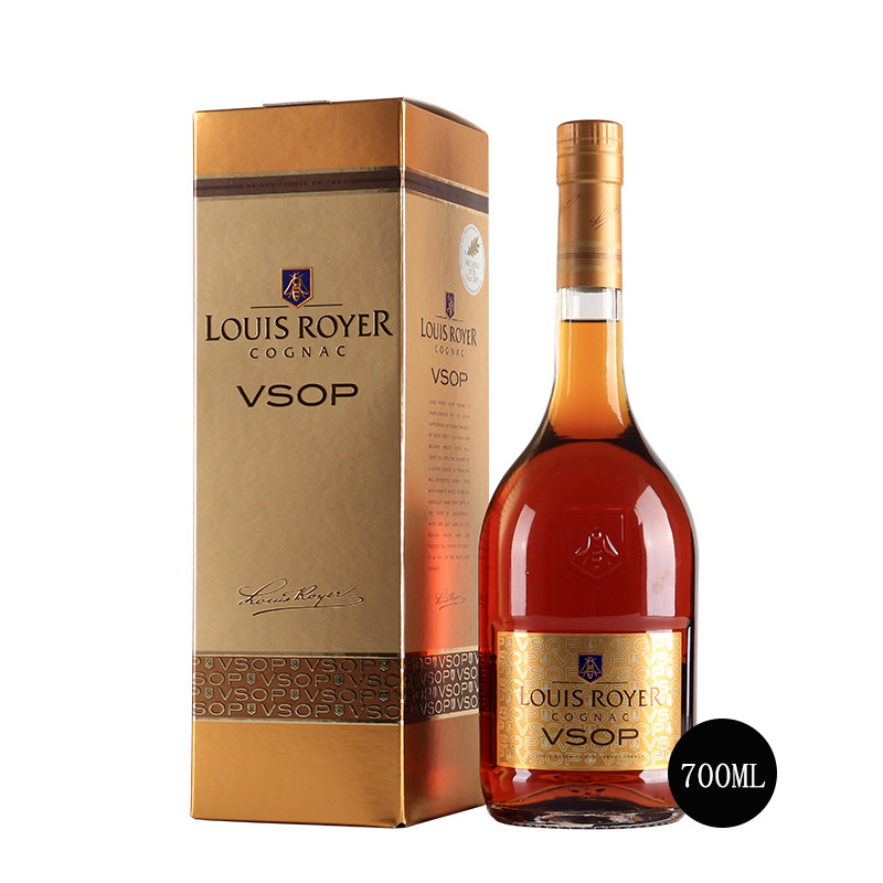 路易老爷vsop700ml干邑白兰地法国原装进口洋louisroyer路易老爷