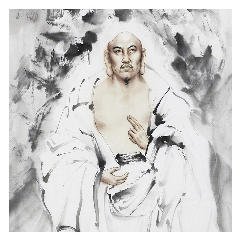 李殷《十八罗汉图》十八罗汉全套集 68x46cmx18