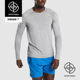 英国GYMSHARK APEX LONG SLEEVE SEAMLESS男运动训练速干长袖