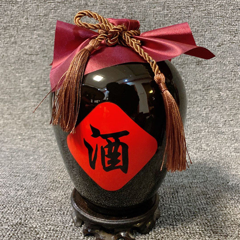 酒坛子10斤装家用密封土陶老式陶瓷酒瓶空瓶白酒酒壶存酒专用酒坛