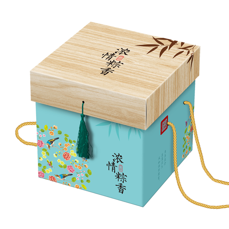 新款端午礼盒通用粽子包装盒手提高档礼品盒空盒子创意纸箱可定制
