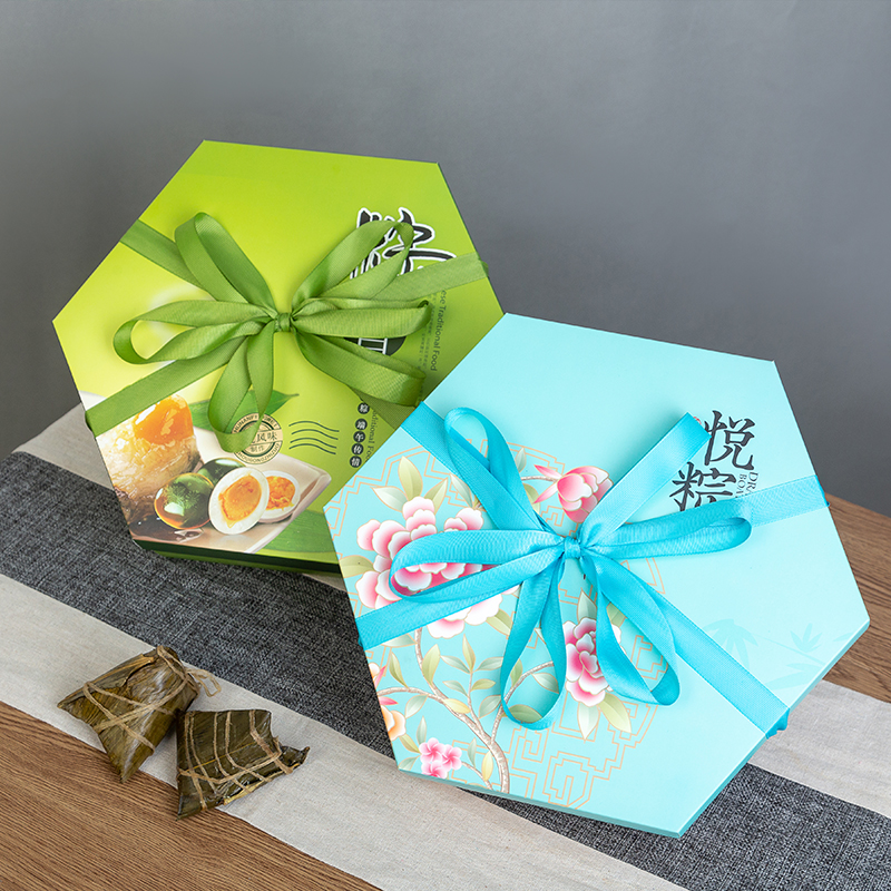 2023新款端午节礼品盒创意高端粽子包装盒手提外包装礼盒空盒定制