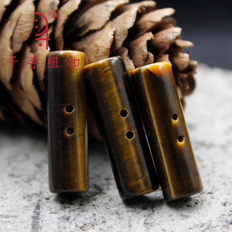 天然虎眼石圆柱状纽扣 高档旗袍汉服唐装钮扣子 羊毛衫玉石棍扣|msdalam kategori rumah Fabrik, bahan-bahan jahitan DIY, alat dan produk siap, Aksesori jahit DIY/aksesori/aksesori, Button - dari Buy2taobao.com untuk memberikan perkhidmatan ejen Taobao profesional membeli