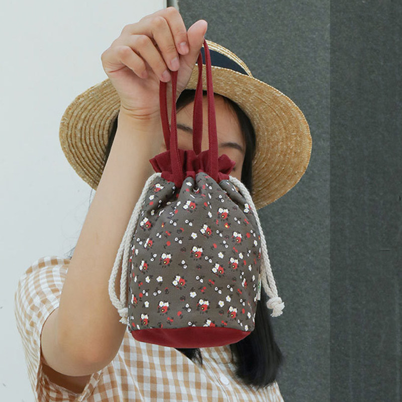 迷你手包包_布艺印花手拎小布包手提帆布女包迷你民族风小手袋手包