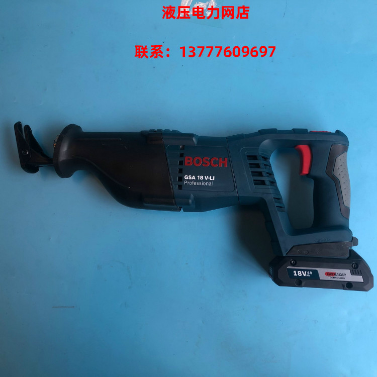 博世电动工具gsa18vli锂电充电式马刀锯往复锯金属木材切割机
