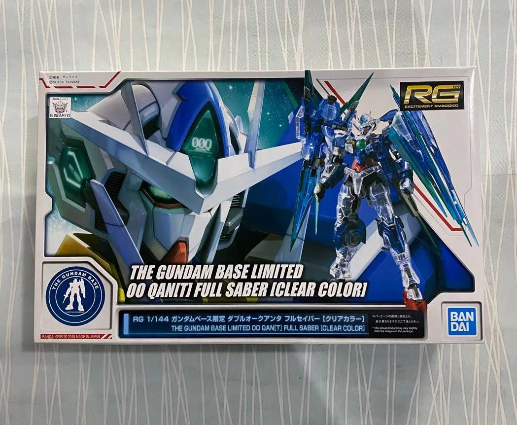 万代限定rg1144量子型00高达00q全刃式彩色透明版