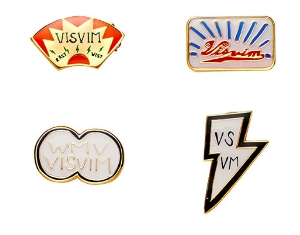 813c原创日潮配件 20aw vv lapel pin set 胸针 徽章套装非visvim