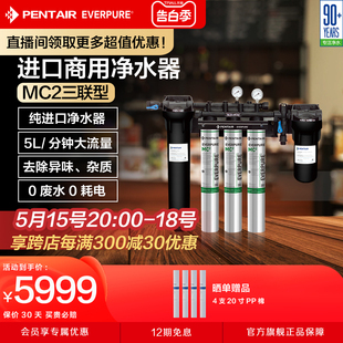 爱惠浦进口商用净水器自来水直饮过滤器奶茶店咖啡店净水机MC2