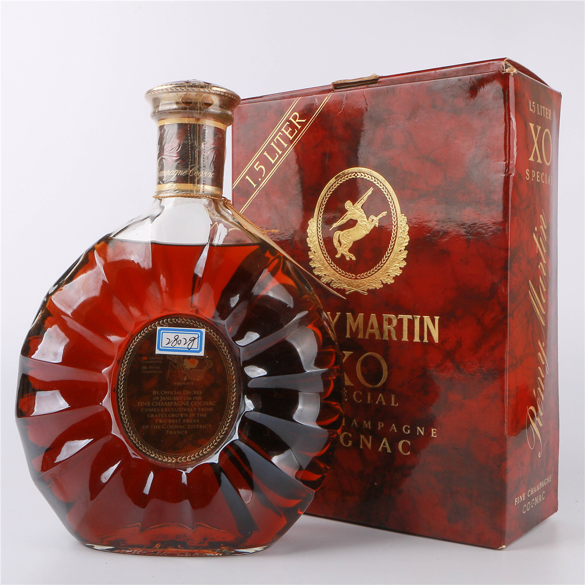 16.80年代3斤装人头马xo 40度1500ml*1瓶