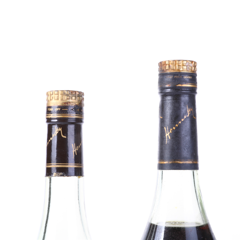 57/80年代长颈青瓶轩尼诗vsop白兰地40度700ml/1000ml老洋酒