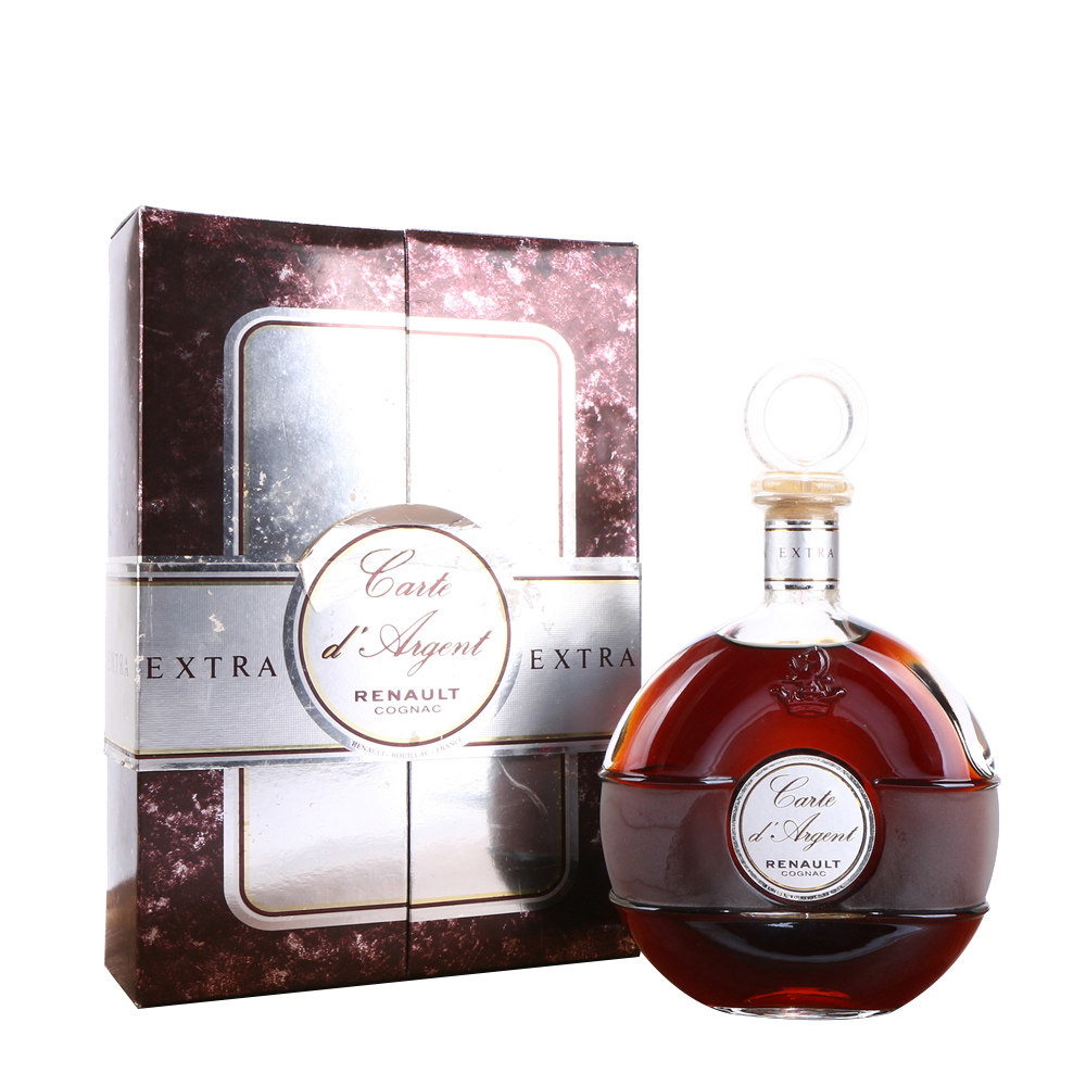 40/80年代雷诺银翼特级干邑白兰地40度700ml老洋酒收藏