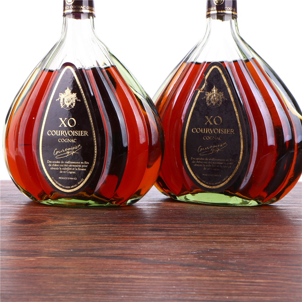 69/80年代青瓶拿破仑xo干邑白兰地40度700ml2瓶老洋酒收藏