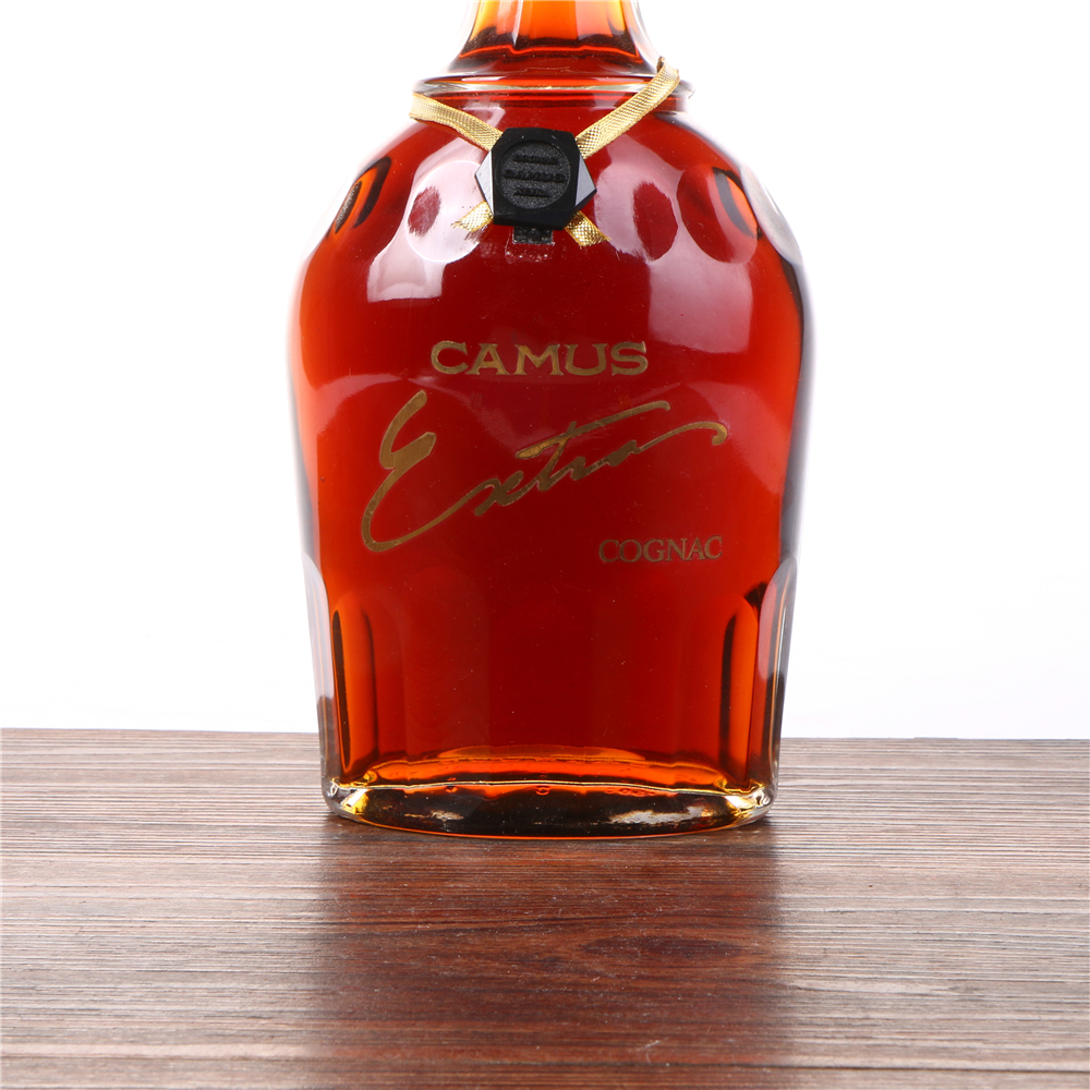 46/90年代初卡慕金花extra特级干邑白兰地 40度700ml老洋酒收藏