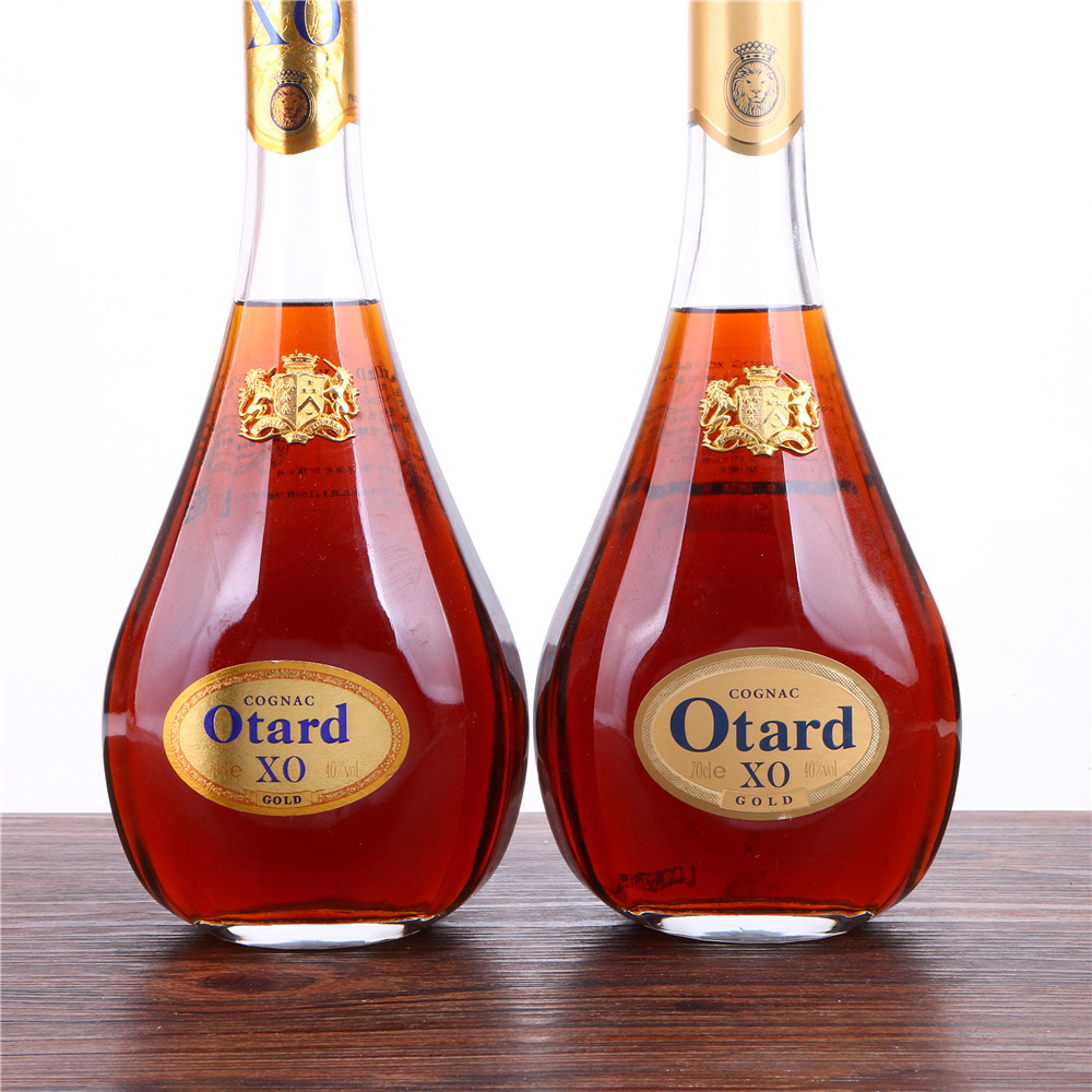 48/90年代豪达xo白兰地40度700ml2瓶老洋酒