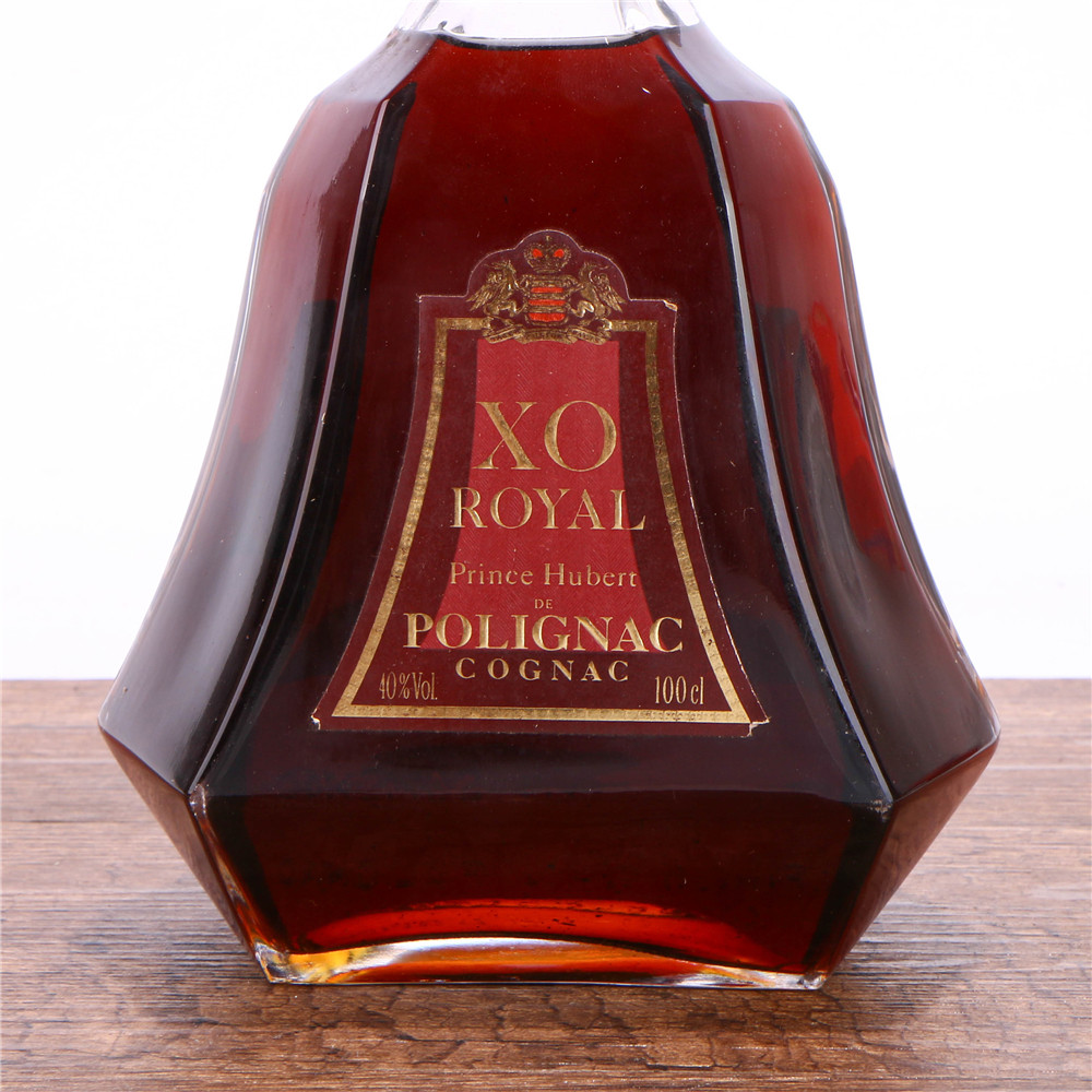 82/90年代2斤装百利来皇家xo干邑白兰地40度1000ml老洋酒收藏