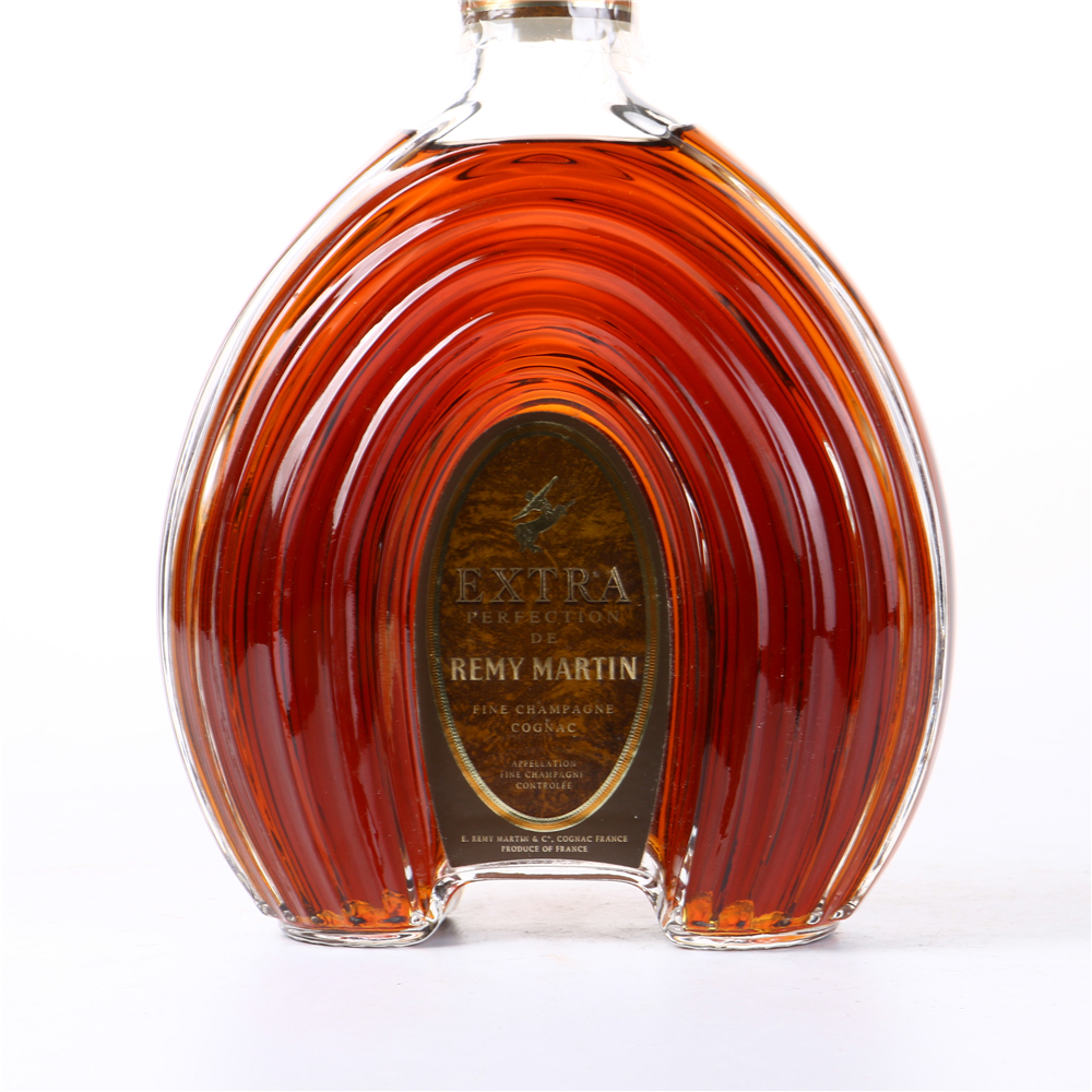 41/90年代人头马extra马蹄瓶特级白兰地40度700ml老洋酒