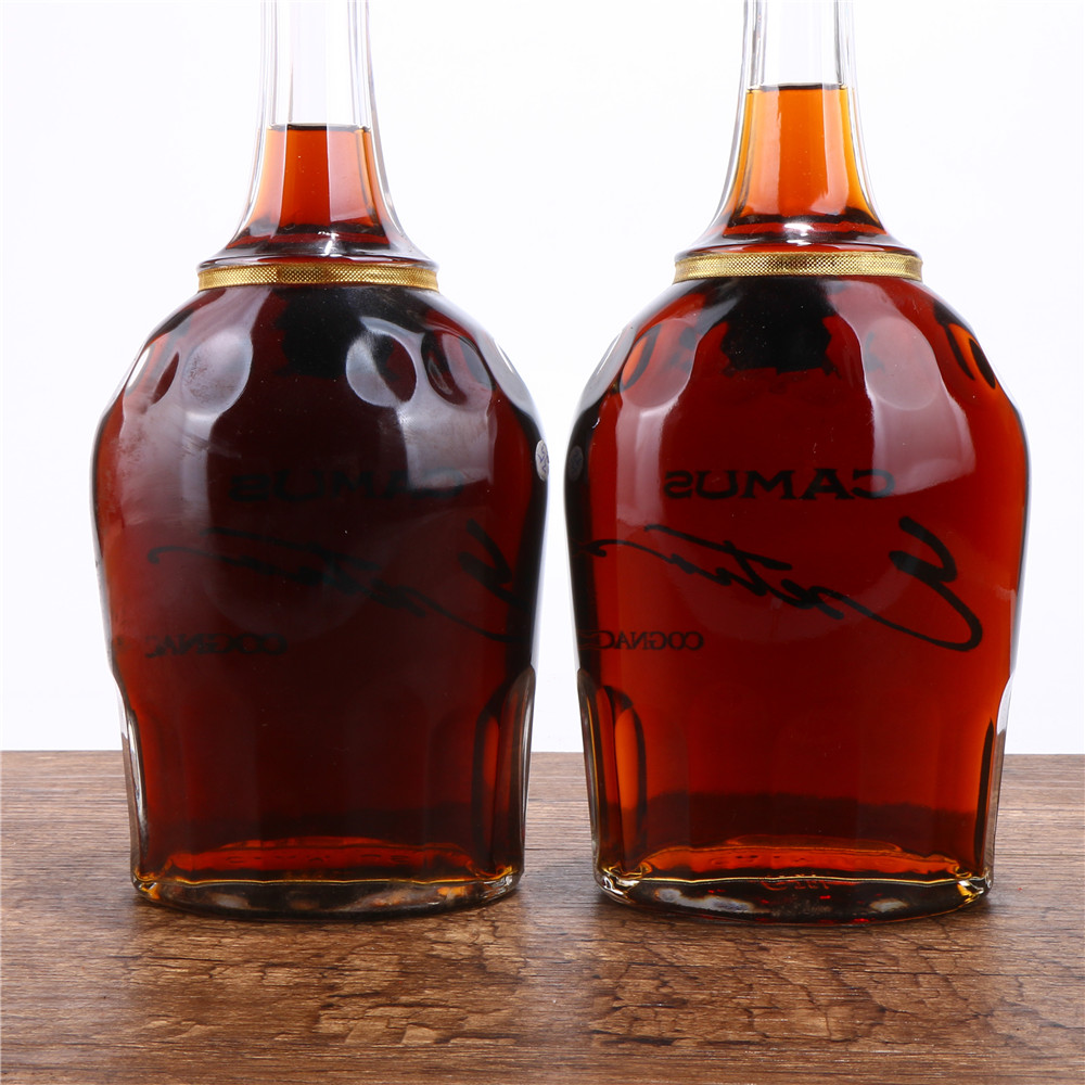 65/90年代卡幕extra特级干邑白兰地40度700ml2瓶老洋酒