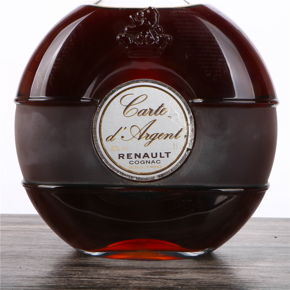 5/80年代6斤装雷诺extra特级干邑白兰地40度3000ml老洋酒收藏