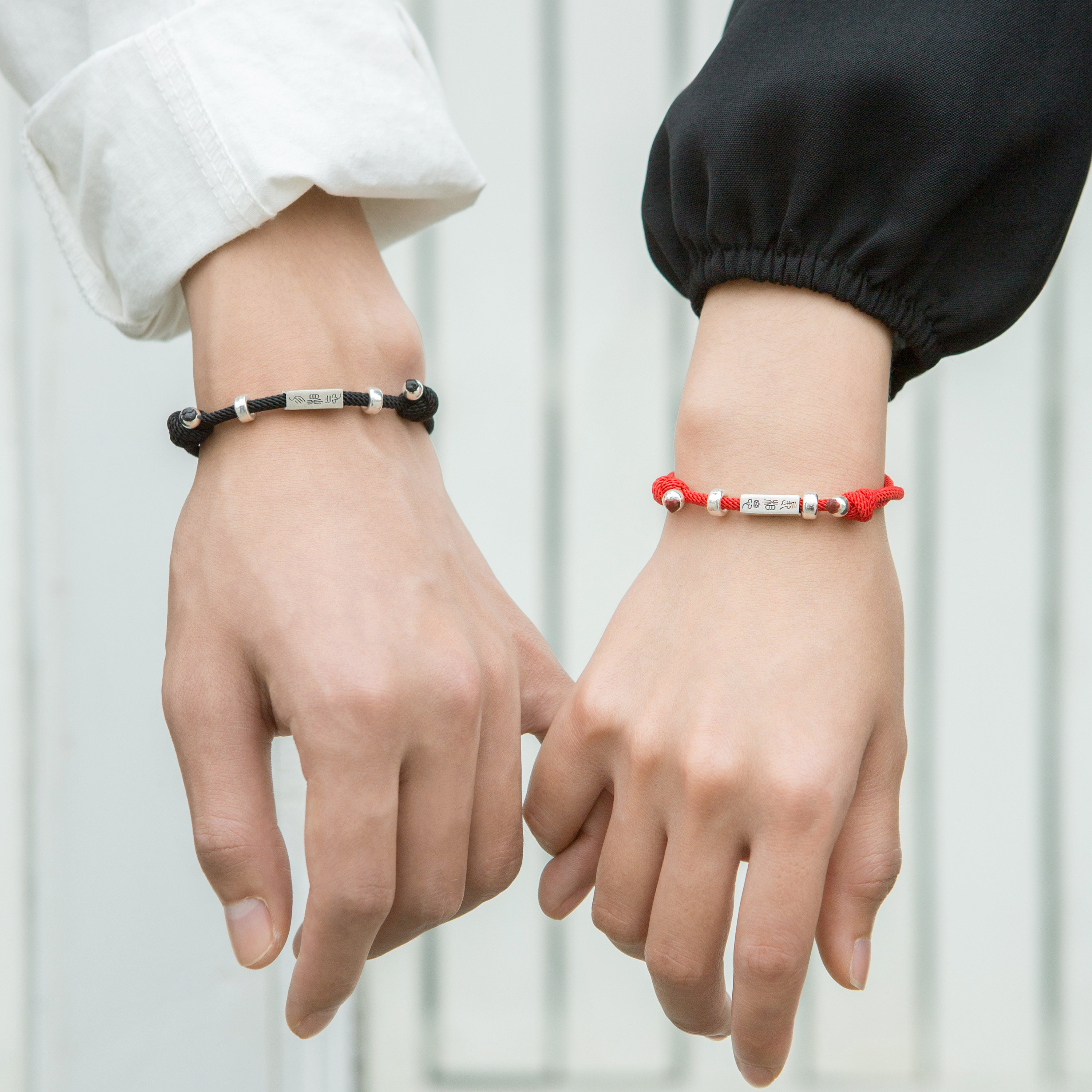 手链情侣纯银长相思一对男女简约学生