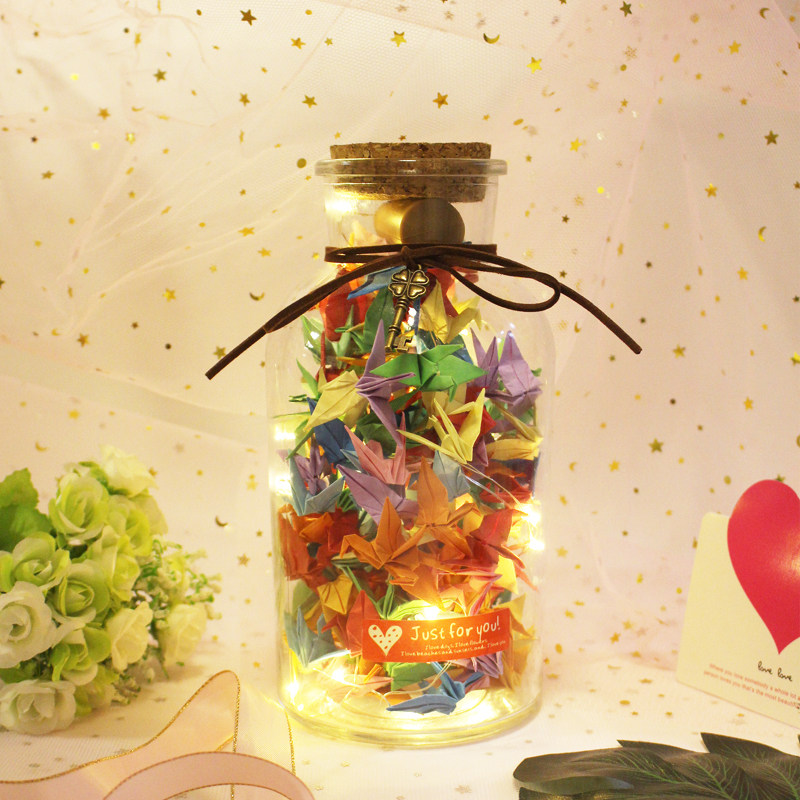 千纸鹤折纸成品夜光