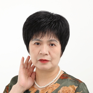 老年人假发女短发奶奶真发全真自然妈妈款全真人发光头全头套薄款