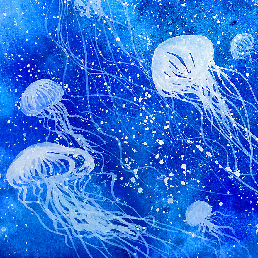 【学院艺术】天津科大 吴小慧《深海01》