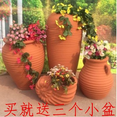 绿植园艺饰品摆件陶罐欧式园林组合景观园林别墅庭院阳台红陶花盆|msdalam kategori penghantaran bunga/bunga simulasi/tumbuhan berkebun, pasu/bunga/flowerpot/Bunga (baru), flowerpot - dari Buy2taobao.com untuk memberikan perkhidmatan ejen Taobao profesional membeli
