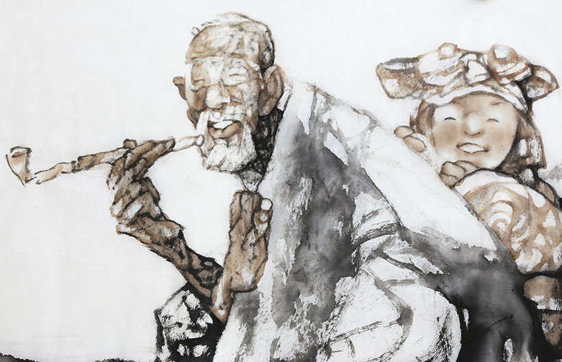 中国水墨画院画家 仇宏志《咏茶》中国美协会员 【墨华斋】25