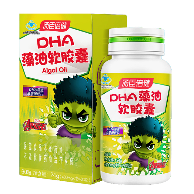 汤臣倍健dha藻油软胶囊植物dha400mg粒60粒