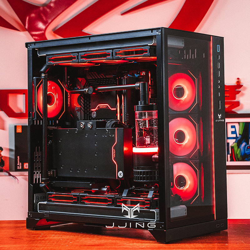 b站/ek/送货i9华硕rog全家桶分体式水冷电脑主机13900ks/4090整机