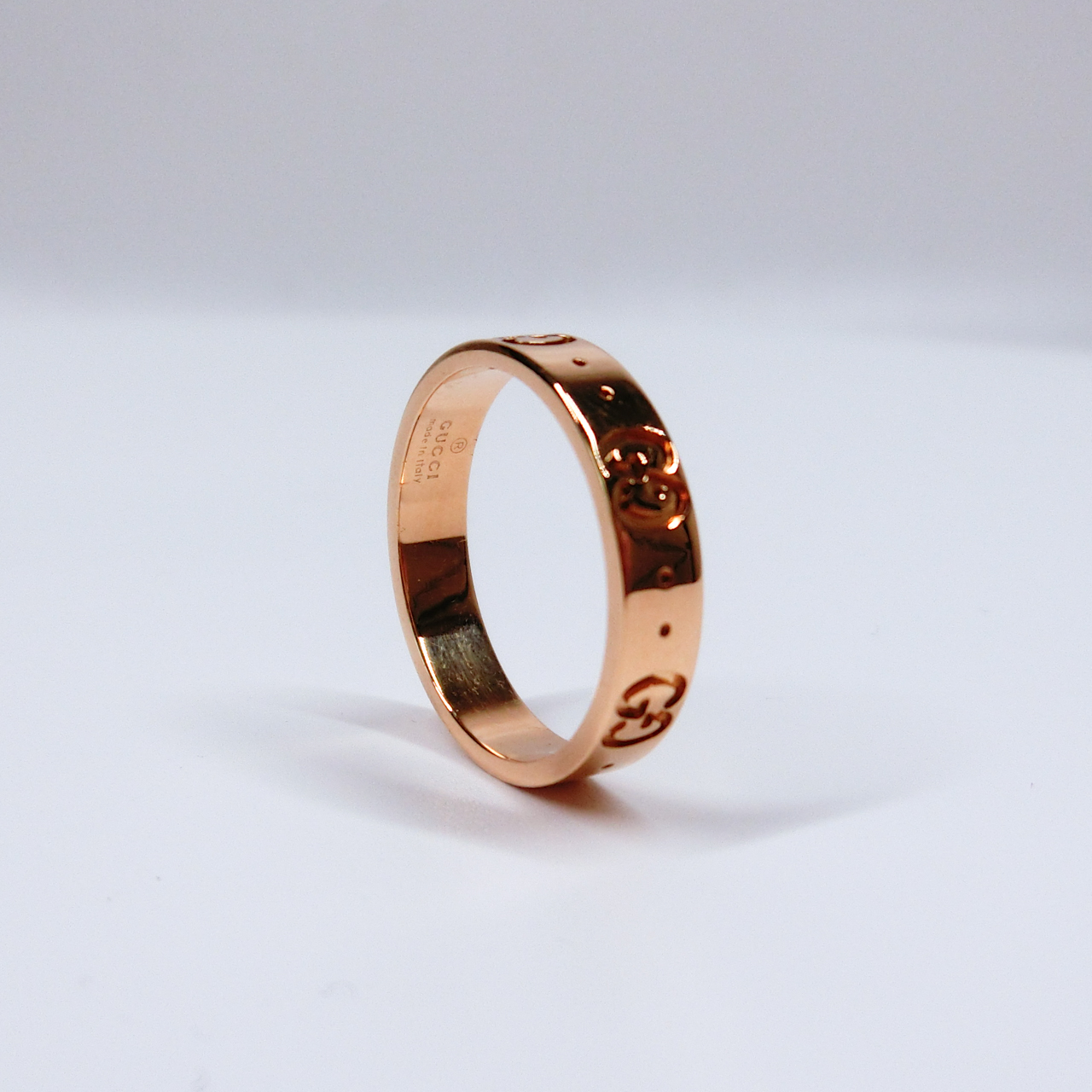 [9.5新]古奇gucci玫瑰金女士戒指