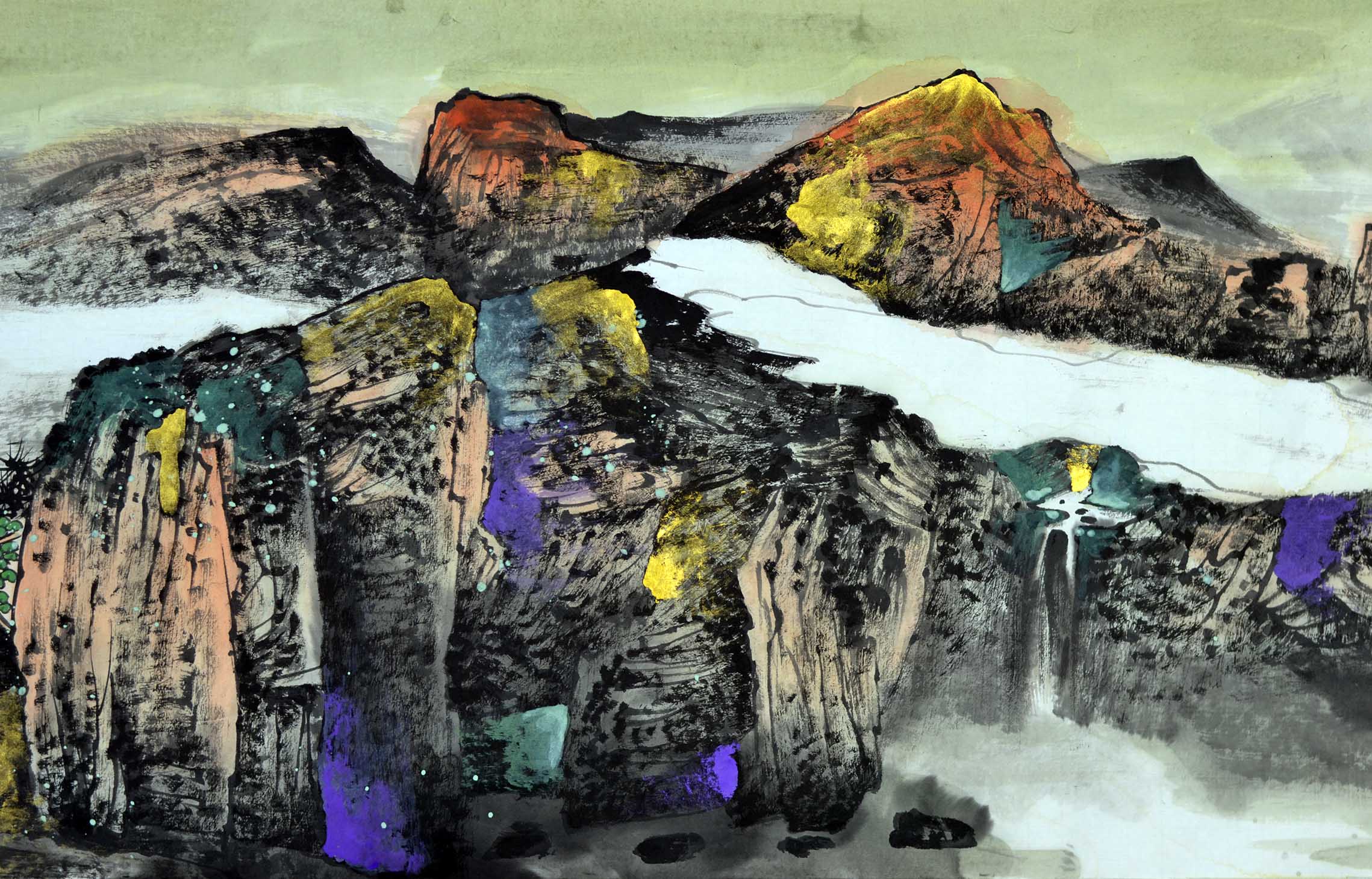 王国锋《徽乡游记》国展入选画家