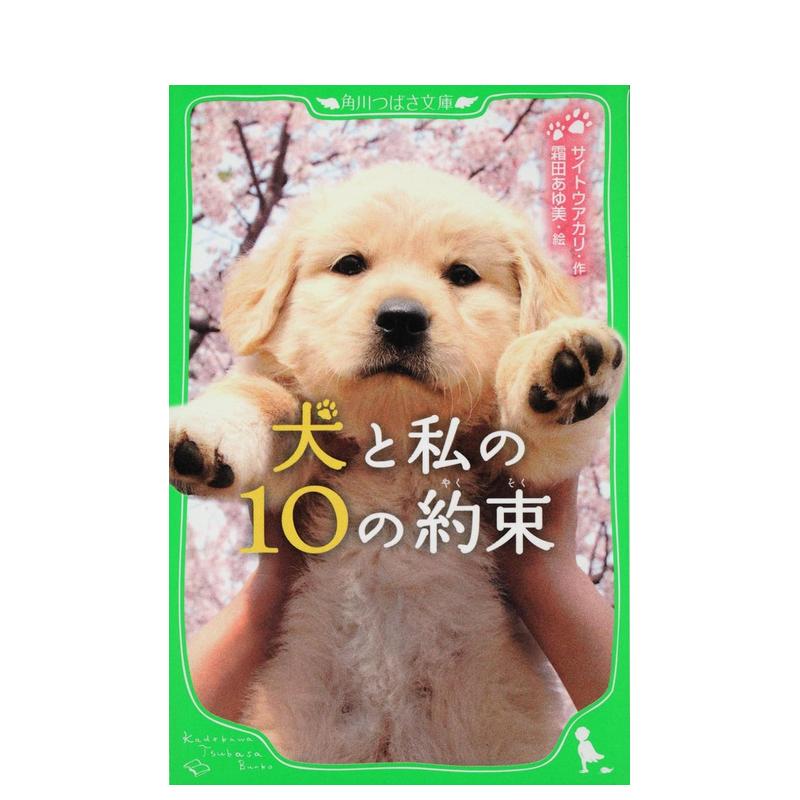 【预售】我和狗狗的十个约定 犬と私の10の約束 (角川つばさ文庫) 原版日文绘本