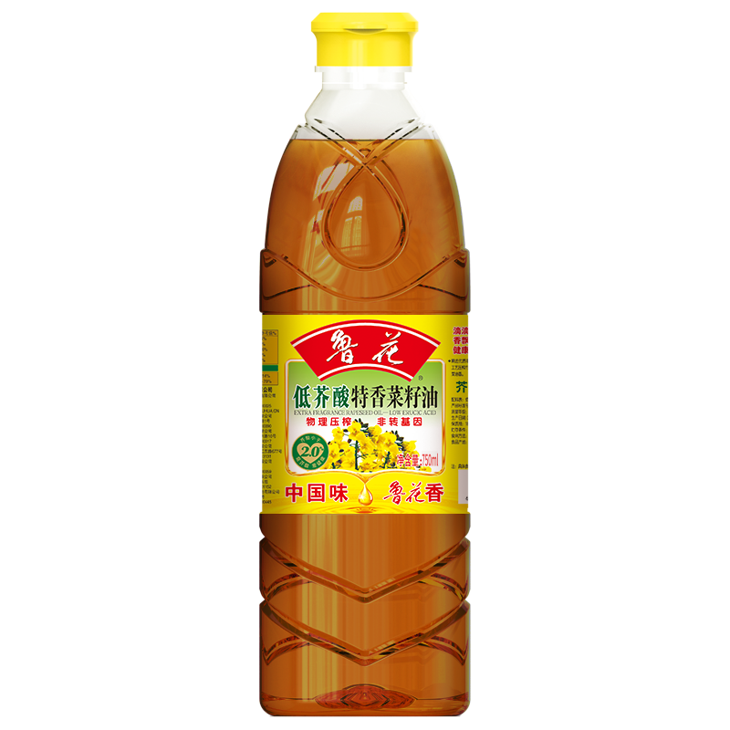 鲁花压榨特香菜籽油750ml