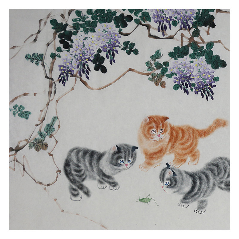 【即刻拍】董继营《六合同春图》中国书画精品水墨家居装饰收藏