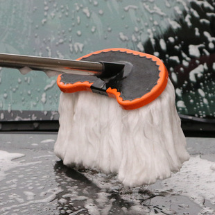 洗车拖把牛奶丝软毛加长伸缩杆刷车长柄洗车刷子汽车清洁工具用品
