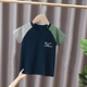 27kids韩版夏季新品2024儿童卡通纯棉圆领运动短袖T恤男宝宝衣服