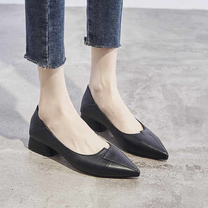 华耐女鞋单鞋浅口