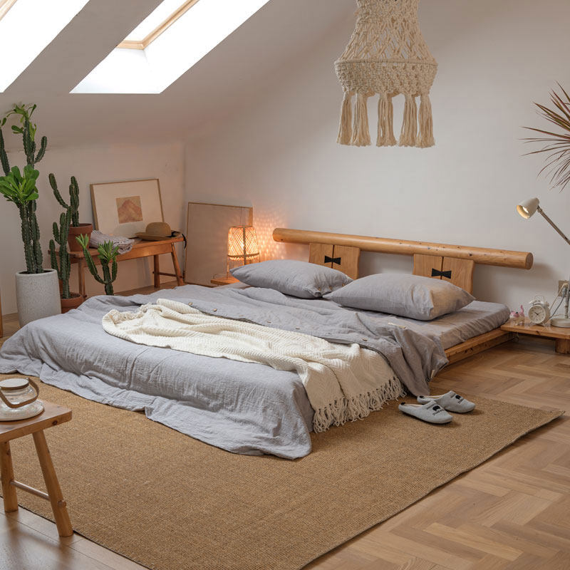 榻榻米床全实木