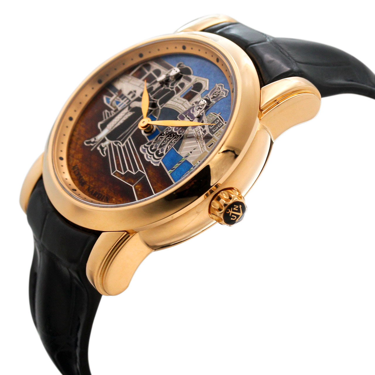 [9.5新]雅典手动机械男表 三问 珐琅表盘